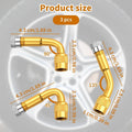 FlexiValve Durable Brass Extension Adapters 45° 90° 135° Set